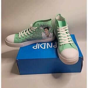 RipNDip Frida Kahlo Shoes Green size 11 Brand New